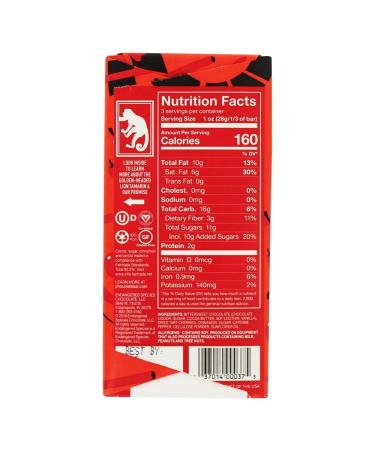 Endangered Species Dark Chocolate Bar with Cinnamon, Cayenne & Cherries - 3oz | 12 Pack - Buy Online on GoSupps.com