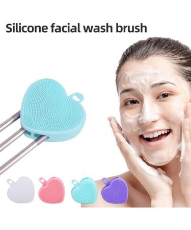 Beaupretty Double-Sided Manual Silicone Facial Cleansing Brush Pore Cleaning Artifact (Pink) Manual Exfoliating Brush Face Scrubber Soft Face Miss Washing Device Silica Gel The Face 9.8x8.4cm 1.0 - Buy Online on GoSupps.com