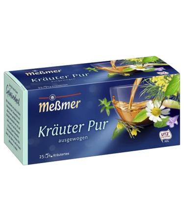 Meßmer pure herbs | 25 tea bags | Vegan | Gluten-free | Lactose-free 25 tea bags pure herbs - Buy Online on GoSupps.com
