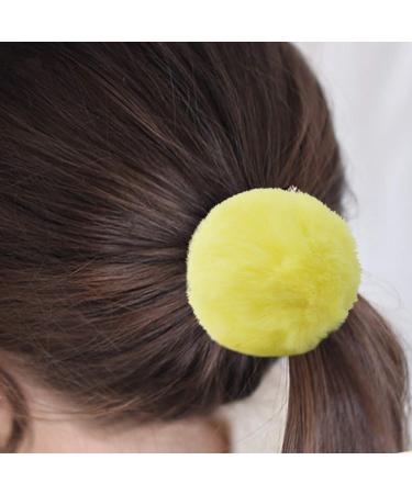 Topbuti 24 pcs Pom Pom Hair Ties - Colorful Elastic Hair Bands for Ponytails - Buy Online on GoSupps.com