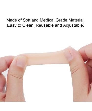 Buy Large Silicone Toe Caps - 12 Pieces | Breathable Toe Protection for Pain Relief from Corns Blisters & Ingrown Toenails - Buy Online on GoSupps.com