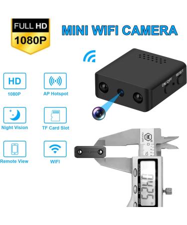 Newfun Mini WiFi Hidden Camera 1080p HD Nanny Cam with Night Vision & Motion Detection - Remote Viewing on iOS & Android App - Buy Online on GoSupps.com