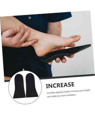 Beaupretty Forefoot Cushion Lift Pads - 6cm Height Increase Insoles & Carpal Tunnel Wrist Brace | Black Shoe Accessories - Buy Online on GoSupps.com