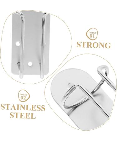 Angoily Barber Hanger Wall-Mounted Storage Holder for Hair Clipper Hair Stand Wall Storage Stand for Hair Clipper Hair Clipper Wall-Mounted Stand Beard Rack Stainless Steel - Buy Online on GoSupps.com