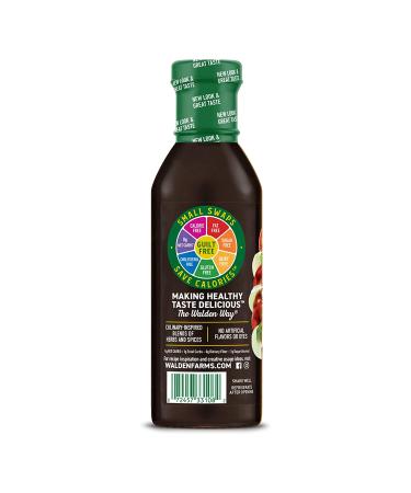 Walden Farms Sugar-Free Balsamic Vinaigrette Dressing 12 oz - Keto Friendly & Vegan - Buy Online on GoSupps.com