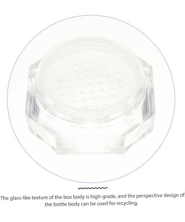 IWOWHERO 8 Pcs Powder Box Cosmetic Jars Empty Powder Compact Body Powder Puff Sponge Bottle As Golden - Buy Online on GoSupps.com