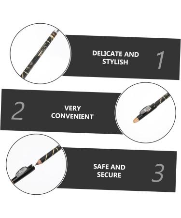 FOMIYES 16 Pcs Two-in-one Eyebrow Pencil Eyebrow Pencil Black Portable Eyebrow Pencils Eyebrow Makeup Tools 1 count (Pack of 1) Assorted Colorx4pcs - Buy Online on GoSupps.com