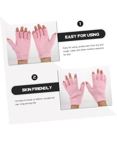 FRCOLOR 1 Pair Gel Moisturizing Gloves Skin Care Gloves Hand Softening Gloves Lotion Gloves Fingerless Gloves for Women Dry Hands Hand Gloves Hand Muffs for Men Touch Miss Dipping spa 15x11cm - Buy Online on GoSupps.com