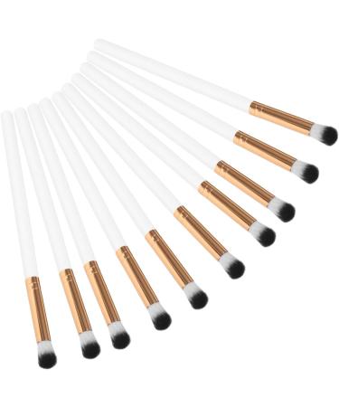 Healeved 30 Pcs Makeup Brush Make up Eyeshadow Brush Eye Makeup Kit Concealer Brush White Wooden Handle 17.50X1.00X1.00CMx3pcs Whitex3pcs - Buy Online on GoSupps.com