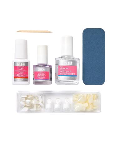 Kiss Brush-On Gel Nail Kit (KGLK01) - Easy Application for Salon-Quality Nails - Buy Online on GoSupps.com