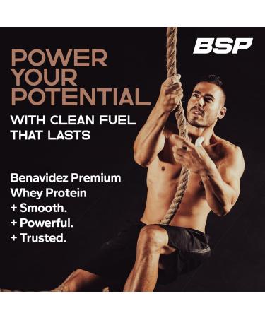 Benavidez Premium Whey Protein Powder 25g Protein Per Serving Grass-Fed Whey Isolate & Concentrate Fast-Digesting Muscle Recovery No Artificial Sweeteners Keto & Gluten-Free Chocolate Fudge - Buy Online on GoSupps.com