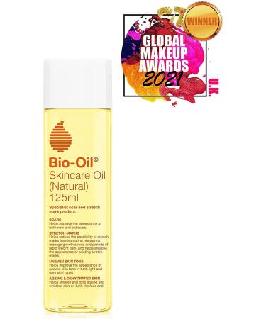 Bio-Oil Natural Skincare Oil - 100% Natural Formula - 125ml - Reduce Scars, Stretch Marks, Uneven Skin Tone - Buy Online on GoSupps.com