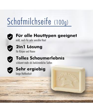 Buen Camino Waschset - Premium Sheep Milk Soap Set for Pilgrims | 4 Soap Bags & Shower Friendly | Perfect for Sensitive Skin - Buy Online on GoSupps.com