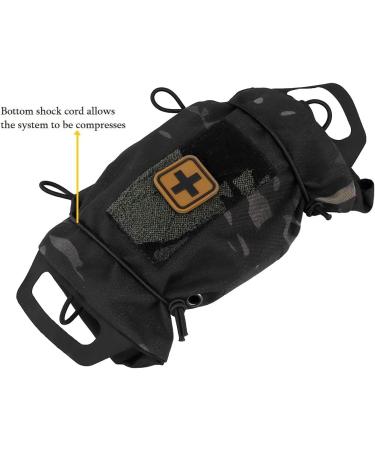 Tactical Military Pocket MOLLE Fast First Aid Belt Bag | Survival Med Roll Carrier with Hypalon Handle - BCP - Buy Online on GoSupps.com
