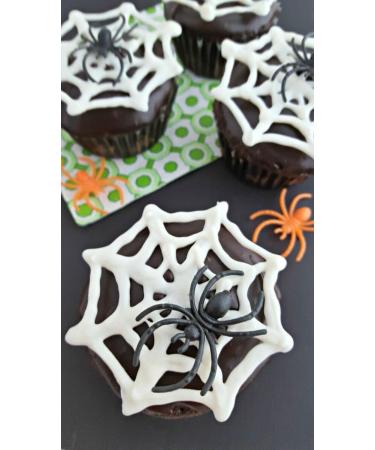 Cake Decor Spider Web Cupcake Kit 3X232g | Creat Your Halloween Cakes | So Easy | Suitable for Vegetarians - Buy Online on GoSupps.com