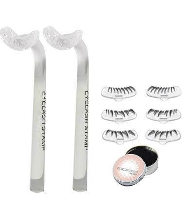 Lower Lash Stamp with Link | 2024 New Lower Eyelash Stamp | Bottom Lash Stamp for Lasting Lashes | Reusable Bottom Eyelash Stamp | Eye Makeup Tool | Natural Look for Make Up Beginner Transparent - Buy Online on GoSupps.com