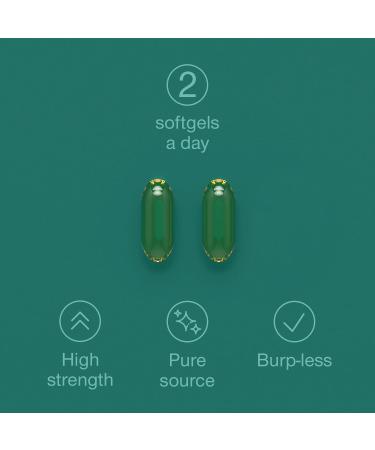 Cod Liver Oil Capsules High Strength 2000mg - Rich in EPA DHA Omega 3 & Vitamins D and A - 60 Softgel Tablets - 1000mg Arctic Cod Liver Oil per Capsule - Odourless & Burp-Free Fish Oil - UK Made - Buy Online on GoSupps.com