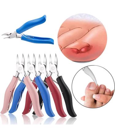 PSGS Nail Clippers Ingrown Toenail Podiatry Correction Nippers Cuticle Cutters Cut Paronychia Pedicure Manicure Hand Foot Care Tool (Color : Wine red) - Buy Online on GoSupps.com