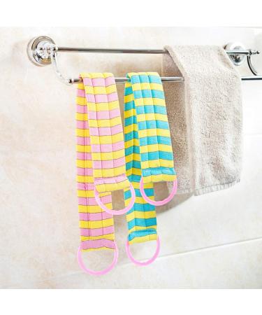 Kaxich 3pcs Back Scrubber Set - Loofah Sponge & Massage Strap for Ultimate Shower Cleanse | Explore International Shipping! - Buy Online on GoSupps.com
