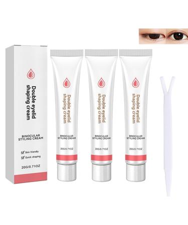 Double eyelid styling cream Double Eyelid Styling Cream Invisible Double Eyelid Shaping Cream Waterproof Weldfest Double-Fold Eyelid Cream Long Lasting Styling Cream (3 STK)