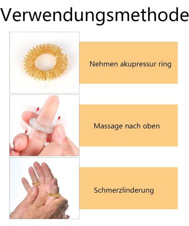 14-Piece Acupressure Ring Set | Anti-Stress Finger & Toe Massage Rings | Improve Blood Circulation & Reduce Stress - Buy Online on GoSupps.com