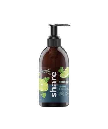 share liquid soap lime & coriander pH skin-neutral vegan 250 ml lime & coriander 250 ml (1 pack)