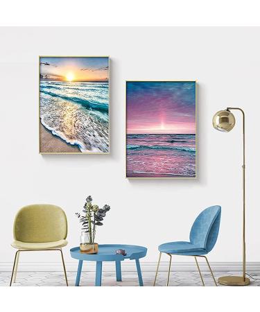 6 Pack Diamond Painting Kits - Full Drill 5D Diamond Art for Adults and Kids - DIY Beach Gem Art Craft - Home Wall Decor - 11.8x15.7inch - Buy Online on GoSupps.com