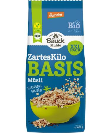 Bauck Bauckhof Organic Basic Muesli The tender kilo Demeter (6 x 1000 g)