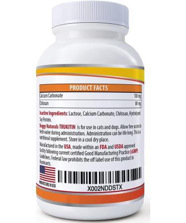 Pet Health Pharma Trukitin Chitosan Phosphate Binder for Cats & Dogs | Renal Support Supplement with Natural Ingredients - 60g - Buy Online on GoSupps.com