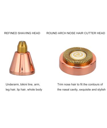 Buy 2-in-1 Facial Hair Remover for Women | Rechargeable Eyebrow Trimmer & Painless Hair Removal with LED Light - International Shipping Available - Buy Online on GoSupps.com