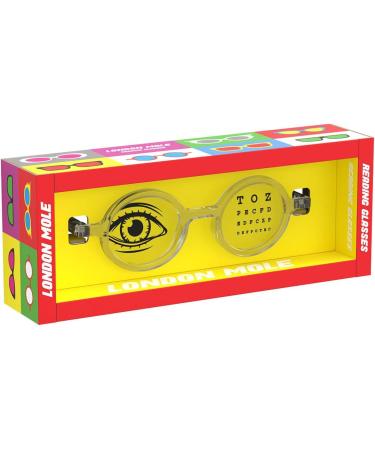 LONDON MOLE Round Reading Glasses 2.5x | Stylish Moley Eyewear for Men, Women, Unisex - Buy Online on GoSupps.com