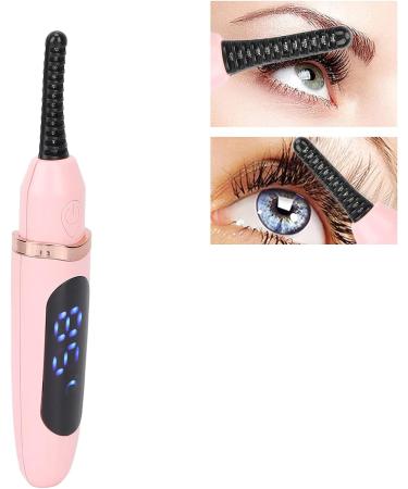 Qukaim Heated Eyelash Curler Electric Eyelash Curler USB Rechargeable Heated Handheld Intelligent Temperature Control Pink - Buy Online on GoSupps.com