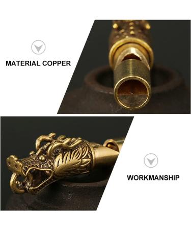 NUOBESTY Dragon Whistle Brass Emergency Survival Keychain 2pcs - Buy Online on GoSupps.com