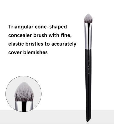 Makeup Concealer Brush Tapered Concealer Makeup Brush - Brightener Imperfections Brush For Dark Circles Puffiness Soft Bristles Refined Makeup Look - Buy Online on GoSupps.com