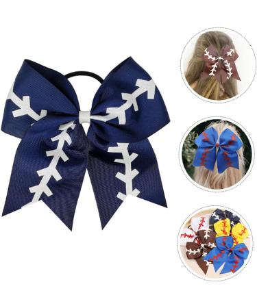 FRCOLOR Kids Baseball Hair Ties for Kids Baseball for Kids Bow for Hair Kids Hair Clips Kids Hair Ties Bows for Kid Hair Accessories Hair Clips for Kids Baseball Bow Girl Ribbon Miss - Buy Online on GoSupps.com