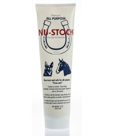 All Purpose Animal Nu-Stock Ointment Stops Itching Immediately 12 Oz. tube - Buy Online on GoSupps.com