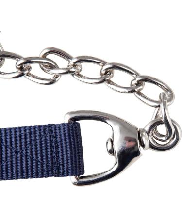 PFIFF 102990 Lead Rope with 70 cm Chain Snap Hook - 200 cm Dark Blue - Ideal for Equestrian Use - International Shipping Available - Buy Online on GoSupps.com