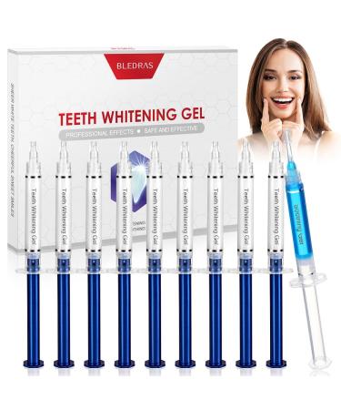 Bledras Teeth Whitening Kit Refill 10 PCs professional tooth bleaching gel for tooth white with soothing gel safe and effective tooth whitening lightening with LED lamp for teeth - Buy Online on GoSupps.com