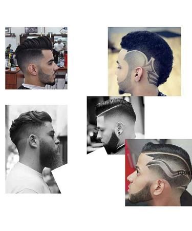 Men's Beard Shaping Tool with Inbuilt Comb for Goatee Mustache Sideburns - Clear | Symmetric/Curve/Step Cut - 1pcs - Buy Online on GoSupps.com