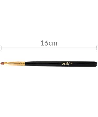 99nails Gel Brush Gold Round No. 5 - Premium Acrylic & UV Gel Nail Art Brush for Perfect Nail Design - Buy Online on GoSupps.com