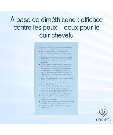 Anti-Poux Clinique Shampoo anti-poux en combinaison avec une lotion hautement dos e pour adultes et enfants Traitement efficace contre les poux base de dim thicone & eucalyptus 2 x 100 ml - Buy Online on GoSupps.com