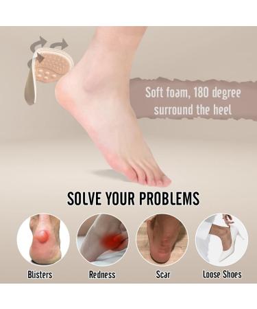 Women's Shoe Heel Grips & Pads - 4 Pairs for Comfort & Fit | Heel Protectors Inserts Liners - Buy Online on GoSupps.com