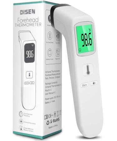 Non-Contact Thermometer for Adults and Kid Infrared Forehead Thermometer for Home 3 in 1 Digital Thermometer with Fever Instant Accuracy Readings