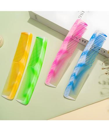 FHALLYNN 4 Pcs Plastic Hair Comb Set Hair Combs for Styling .Wide Tooth Comb Rat Tail Combs Fine Tooth Combs for Women and a Double-sided Comb Gifts for Women (pink) - Buy Online on GoSupps.com