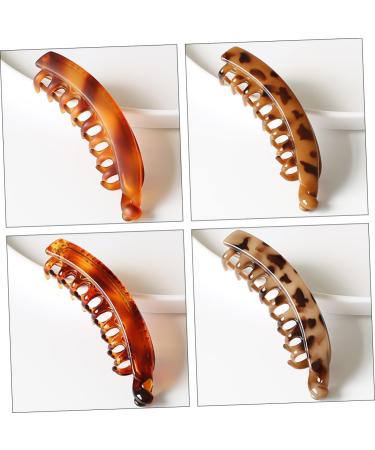 LALAFINA Banana Hair Jaw Clips Goody Clips Clips Vintage Clips Fashion Clips Plastic Jaw Clips Girls Hair Pin - Buy Online on GoSupps.com