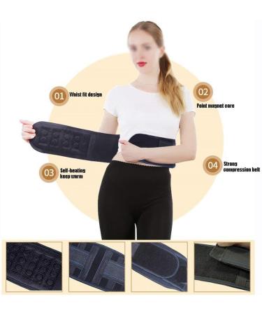 Samnuerly Adjustable Double-Train Loan Girdle | Lower Back Support Waist Belt with Breathable Mesh Inserts & Self-Heating Magnet (Size L) - Shop Now! - Buy Online on GoSupps.com