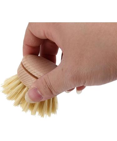 Yantan Washing Up Brush Dish Brush 6 Pcs Replacement Brush Heads Wooden Cleaning Dish Brush Refillable Kitchen Beech - Buy Online on GoSupps.com