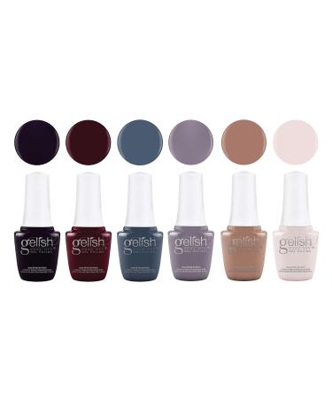 Gelish Fall 2022 Plaid Reputation Collection 9 mL Gel Nail Polish Set - 6 Pack - Buy Online on GoSupps.com