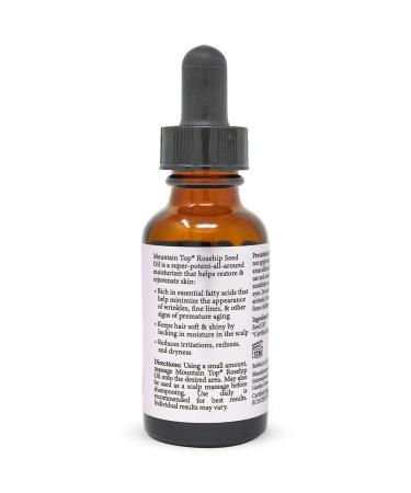 Organic Cold Pressed Rosehip Seed Oil - Natural Moisturizer for Face, Hair, Skin, Nails - Men & Women - Buy Online on GoSupps.com