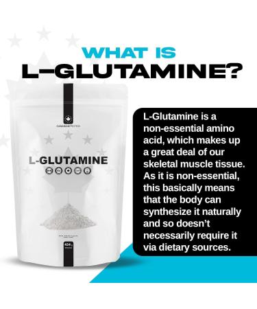 Canadian Protein L-Glutamine Muscle Recovery Amino Acid Powder | 200 Servings |Keto Friendly and Dairy Free Post Workout Recovery Shake - Buy Online on GoSupps.com